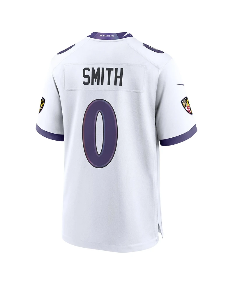 Nike Men's Roquan Smith White Baltimore Ravens Game Jersey