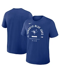 Nike Men's Royal Toronto Blue Jays Authentic Collection Early Work Tri-Blend Dri-fit T-Shirt
