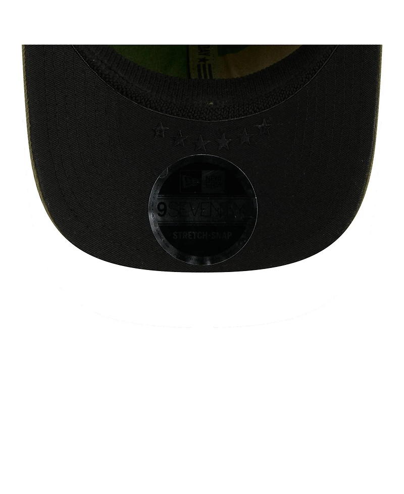 New Era Men's Olive Kansas City Royals 2026 Armed Forces Day 9SEVENTY Adjustable Hat