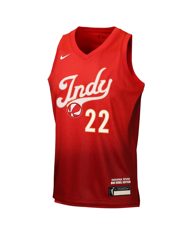 Nike Big Boys and Girls Caitlin Clark Red Indiana Fever Victory Rebel Edition Jersey