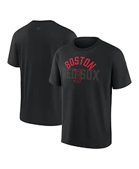 Fanatics Men's Boston Red Sox Black Out Heavyweight T-Shirt