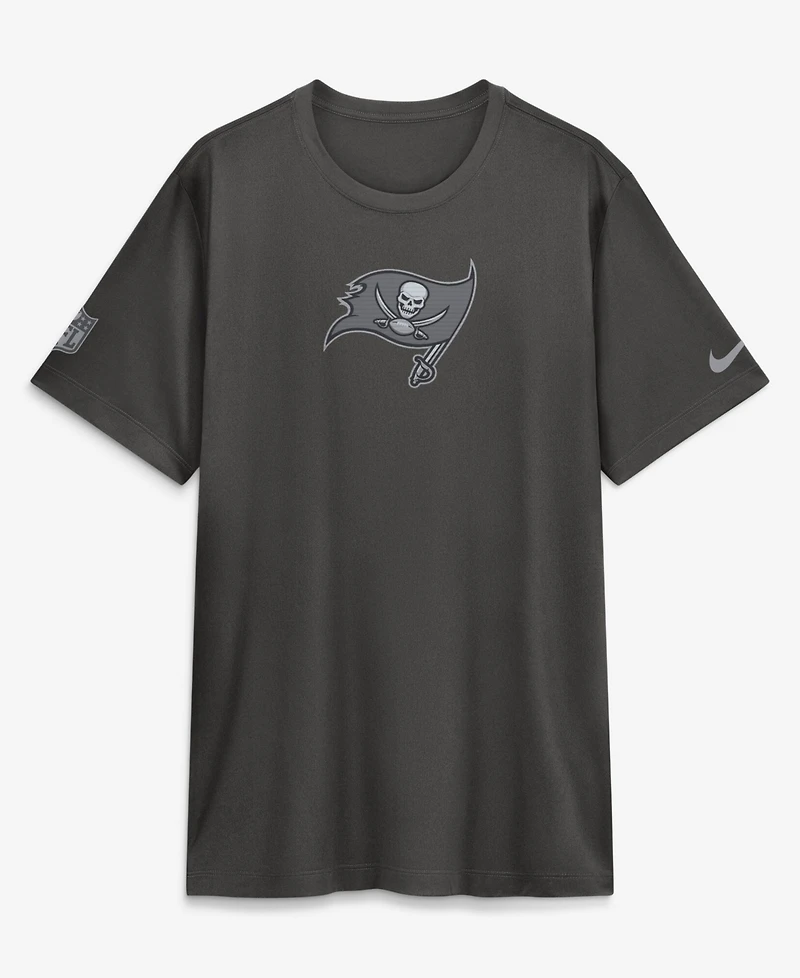 Nike Men's Pewter Tampa Bay Buccaneers Sideline Lead The Charge Legend Dri-fit T-Shirt