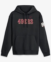 Nike Men's Black San Francisco 49ers 80th Anniversary Goal Line Club Fleece Hoodie