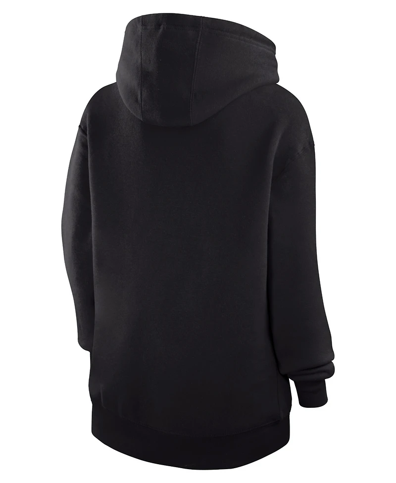 G-iii 4Her by Carl Banks Women's Black Carolina Hurricanes City Graphic Fleece Pullover Hoodie