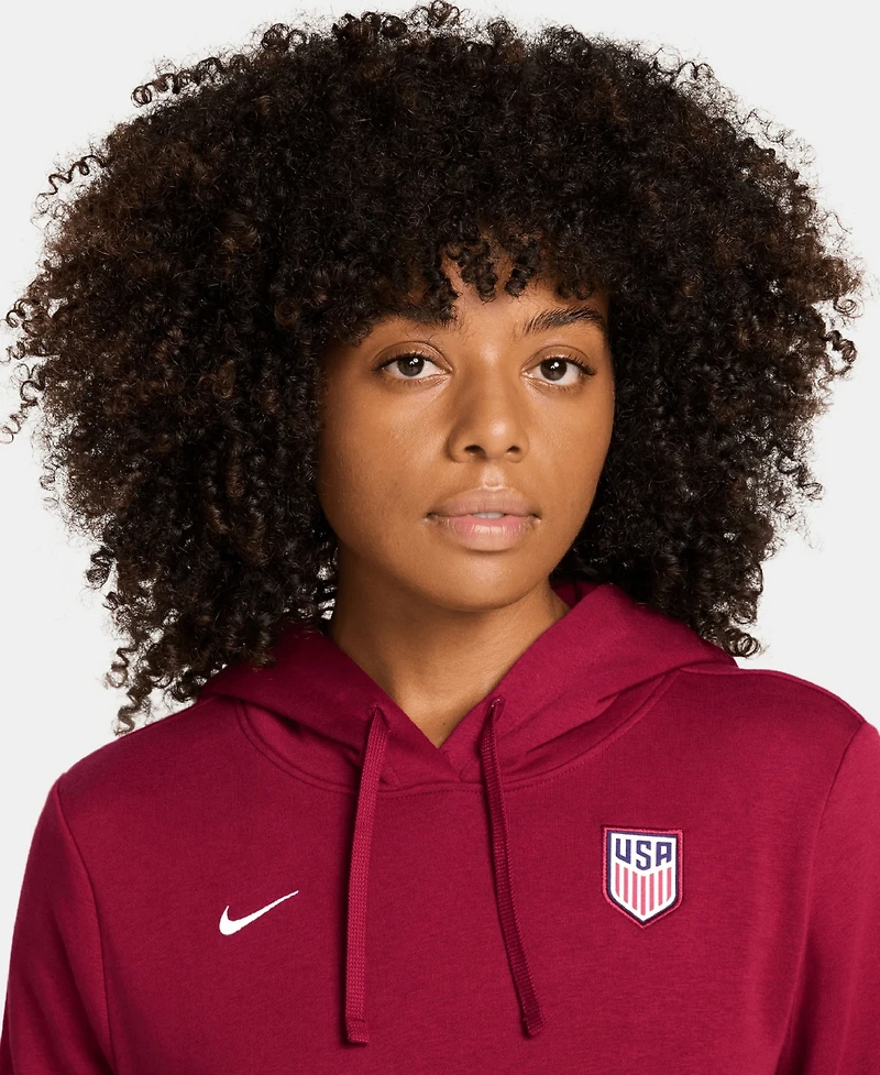 Nike Women's Red Usmnt Club Fleece Hoodie