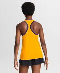 Nike Women's Gold Lsu Tigers Uni Name Tri-Blend Dri-fit Tank Top