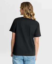 Fanatics Women's Black Detroit Lions Fade Legacy T-Shirt
