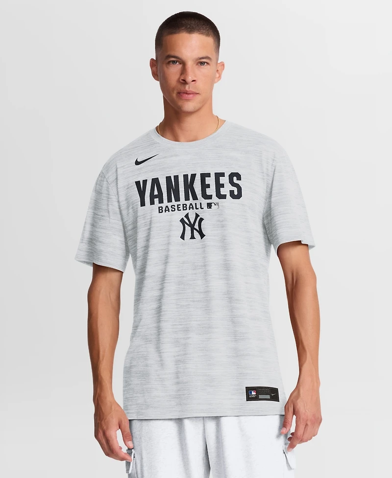 Nike Men's White New York Yankees Authentic Collection Velocity Dri-fit T-Shirt