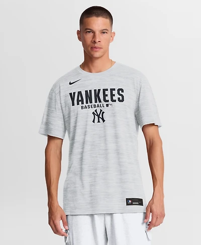 Nike Men's White New York Yankees Authentic Collection Velocity Dri-fit T-Shirt