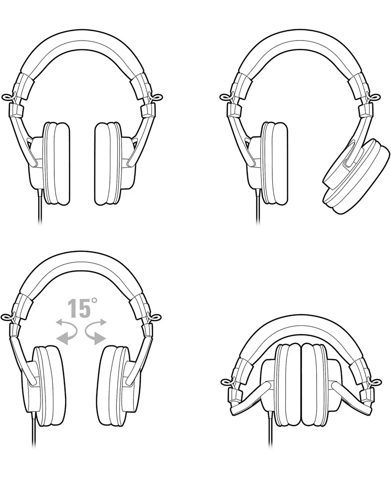 Audio-Technica Ath-M30x Professional Monitor Headphones
