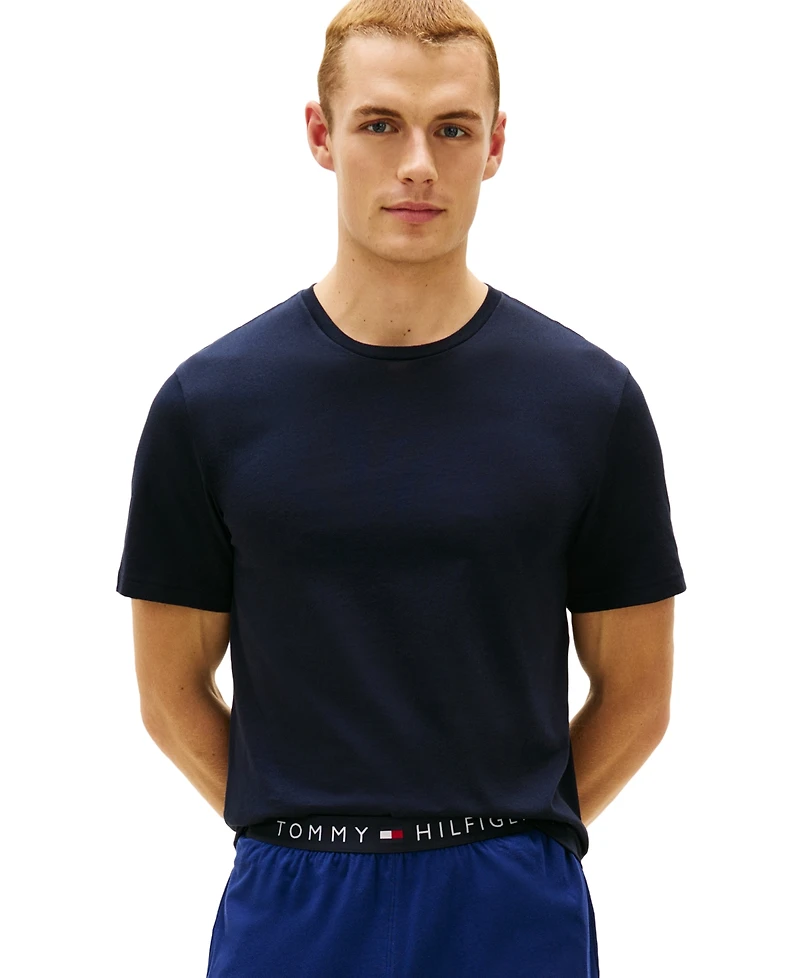 Tommy Hilfiger Men's Cotton Short-Sleeve Crewneck Undershirt, 3-Pack Set