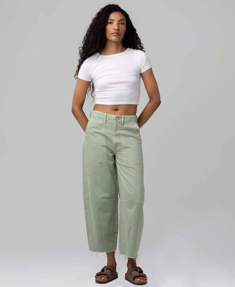Blank Nyc Women's Barrel-Leg High-Rise Jeans