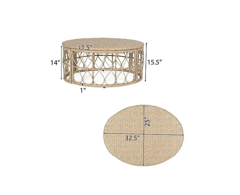 sumyeg Bruce Coffee Table Outdoor Accent Table