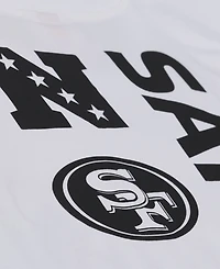 Mitchell & Ness Men's White San Francisco 49ers Monochrome T-Shirt