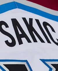 Mitchell & Ness Men's Joe Sakic White Colorado Avalanche 1995 Power Play Jersey