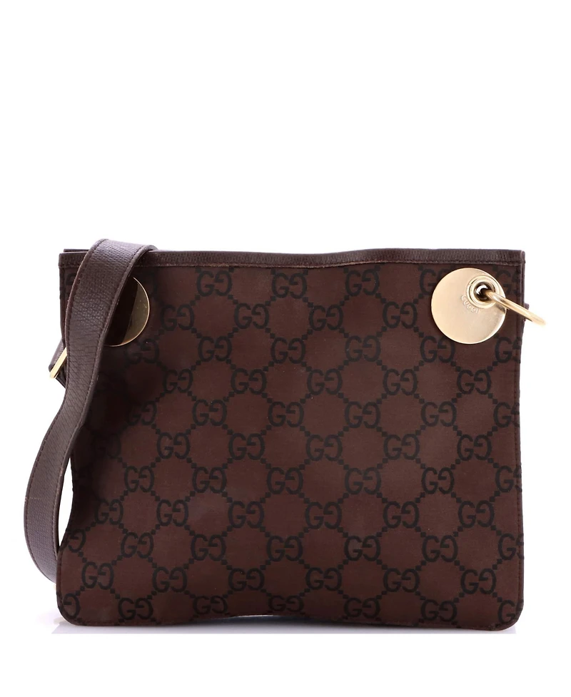 Pre-Owned Gucci Small Eclipse Messenger Bag Gg Canvas