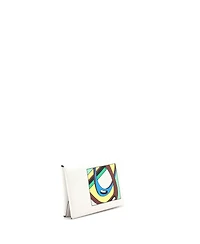 Pre-Owned HERMES Calvi Duo Card Holder Printed Leather