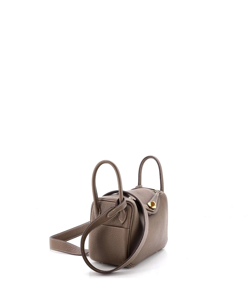 Pre-Owned HERMES Mini Lindy Bag Clemence