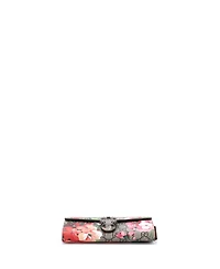 Pre-Owned Gucci Long Dionysus Chain Wallet Blooms Print Gg Coated Canvas
