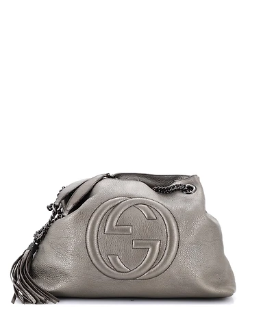 Pre-Owned Gucci Medium Soho Chain Strap Shoulder Bag Leather