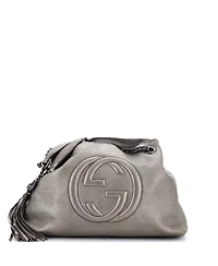 Pre-Owned Gucci Medium Soho Chain Strap Shoulder Bag Leather