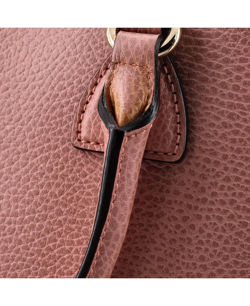 Pre-Owned Gucci Mini Convertible Dome Satchel Leather