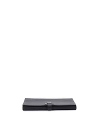 Pre-Owned HERMES Long New H Passant Wallet Leather