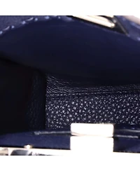 Pre-Owned Fendi Petite Selleria Peekaboo ISeeU Bag Leather