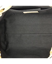 Pre-Owned Versace Small Medusa Icon Chain Tote Leather