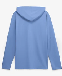 Nike Men's Light Blue Chicago Cubs Authentic Collection Dri-fit Long Sleeve Hooded T-Shirt