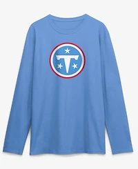 Logo Athletic Men's Light Blue Tennessee Titans Primary Long Sleeve T-Shirt