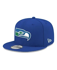 New Era Men's Royal Seattle Seahawks 9FIFTY Snapback Hat