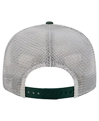 New Era Men's Green Green Bay Packers Core Team 9FIFTY Trucker Snapback Hat