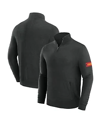 J. Palmer Men's Black Kansas City Chiefs Franchise Quarter-Zip Sweater