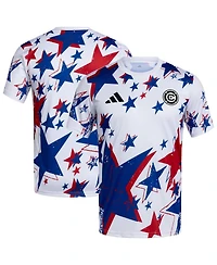 Adidas Men's White Chicago Fire 2026 Americana Pre-Match Jersey