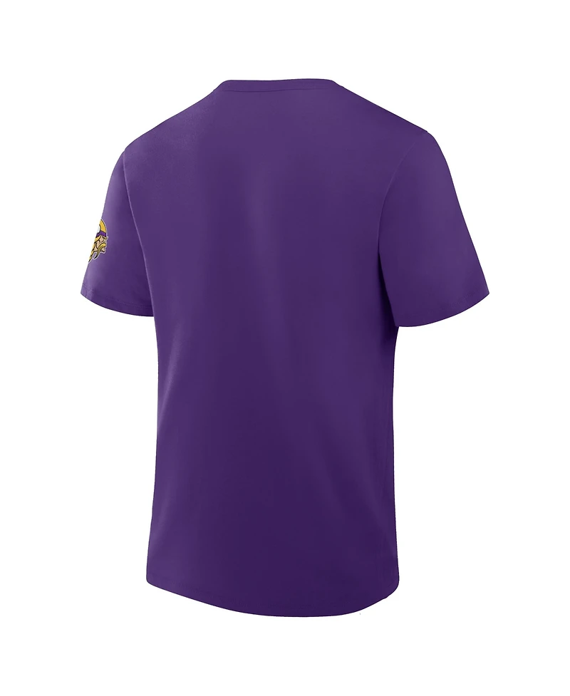 Fanatics Men's Purple Minnesota Vikings Elevated Classic Legacy T-Shirt