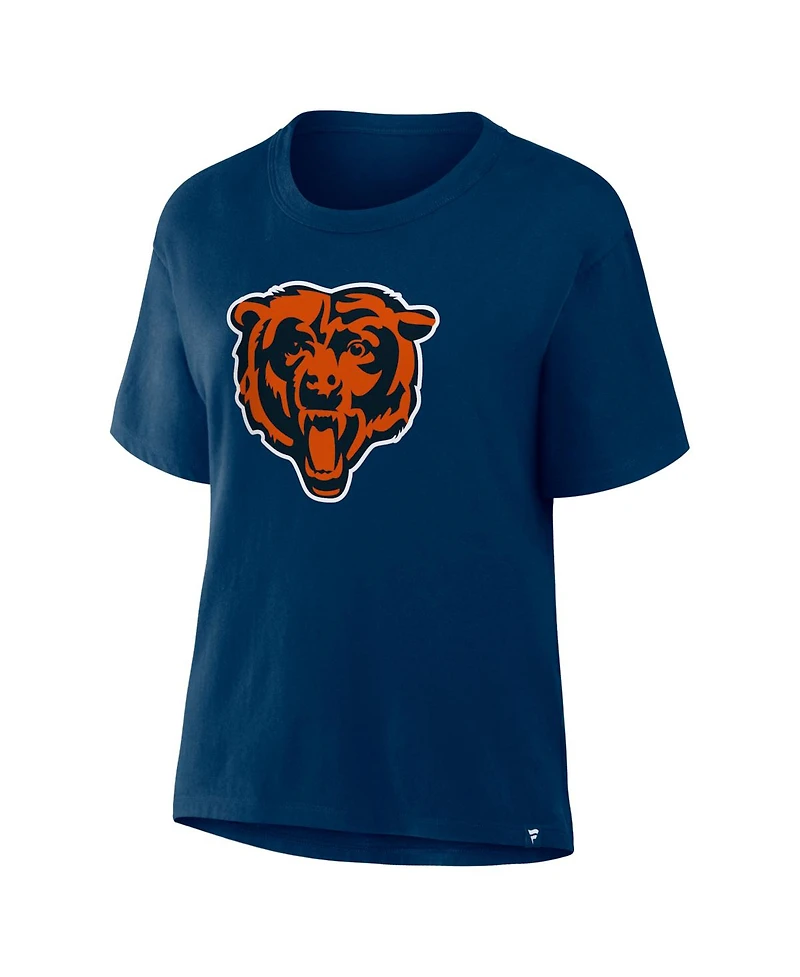 Fanatics Women's Navy Chicago Bears Essential Legacy T-Shirt