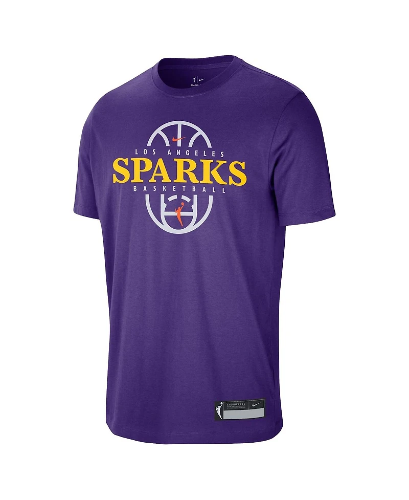 Nike Men's and Women's Purple Los Angeles Sparks 2026 On-Court Authentic Practice Premium T-Shirt