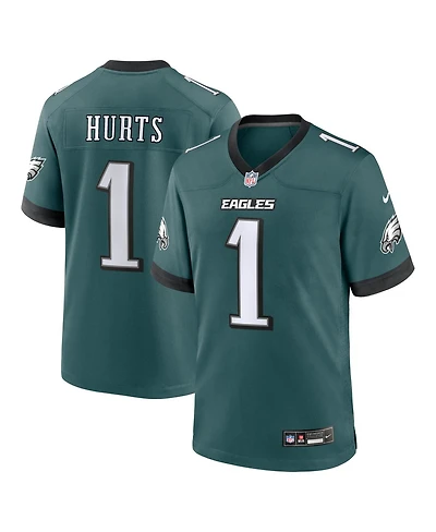 Nike Men's Jalen Hurts Midnight Green Philadelphia Eagles Team Game Jersey