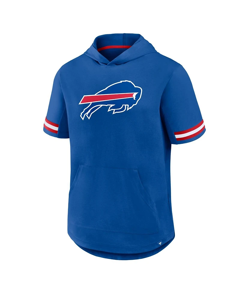 Fanatics Men's Royal Buffalo Bills Optimal Play Short Sleeve Hooded T-Shirt