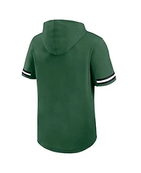 Fanatics Men's Green New York Jets Optimal Play Short Sleeve Hooded T-Shirt