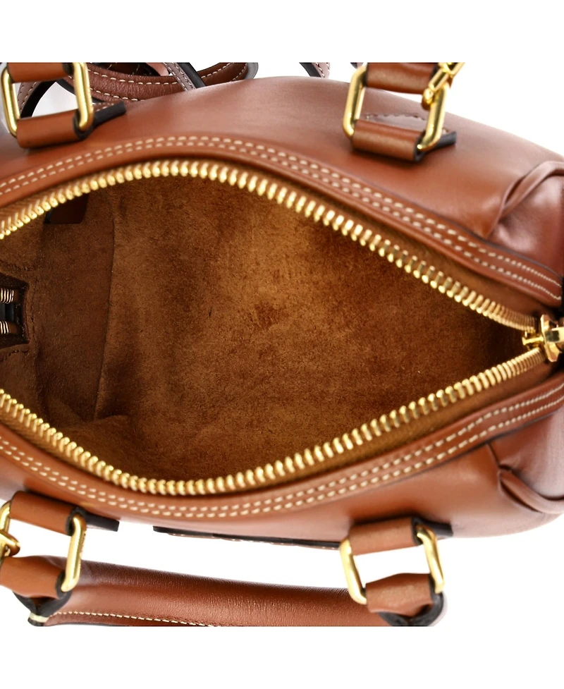 Pre-Owned Celine Mini Cuir Triomphe Boston Bag Leather
