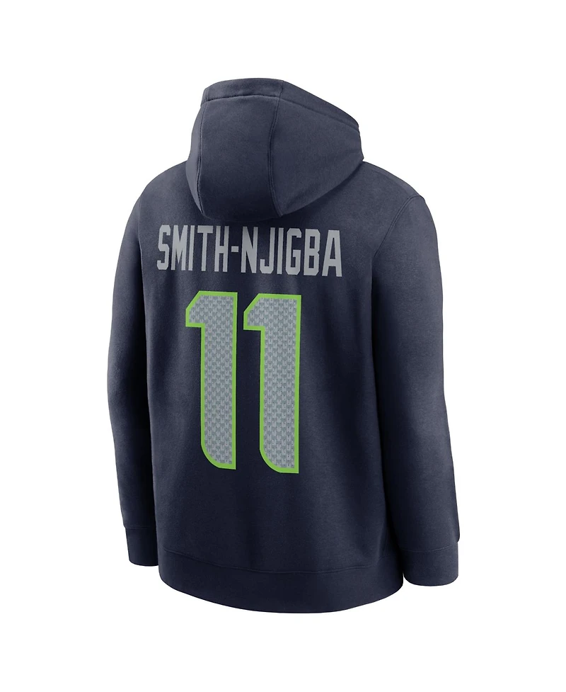 Nike Men's Jaxon Smith-Njigba College Navy Seattle Seahawks Name Number Hoodie
