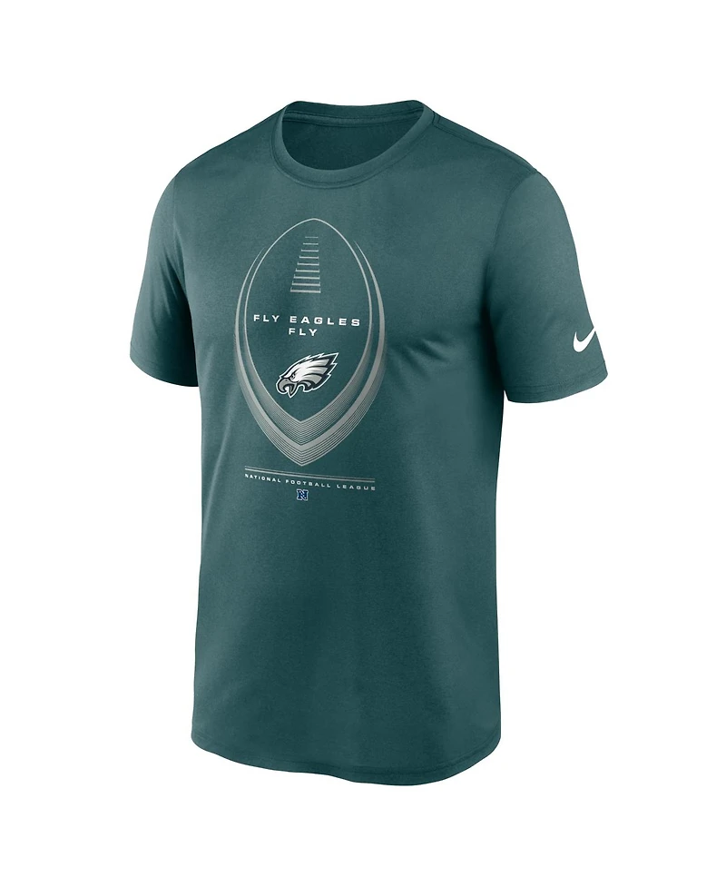 Nike Men's Midnight Green Philadelphia Eagles Legend Icon Dri-fit T-Shirt