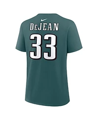 Nike Women's Cooper DeJean Midnight Green Philadelphia Eagles Name Number T-Shirt