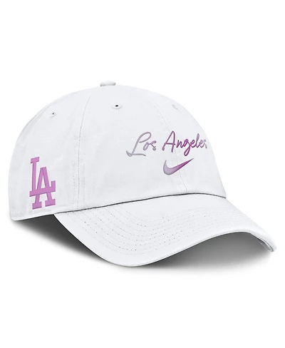 Nike Women's White Los Angeles Dodgers Mother's Day Club Adjustable Hat