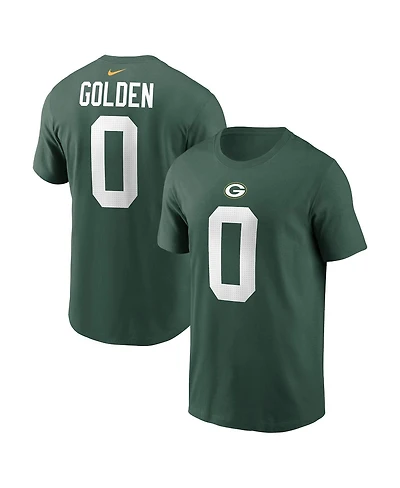 Nike Men's Matthew Golden Green Bay Packers Name Number T-Shirt