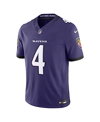Nike Men's Zay Flowers Purple Baltimore Ravens Vapor F.u.s.e. Sewn Down Limited Jersey