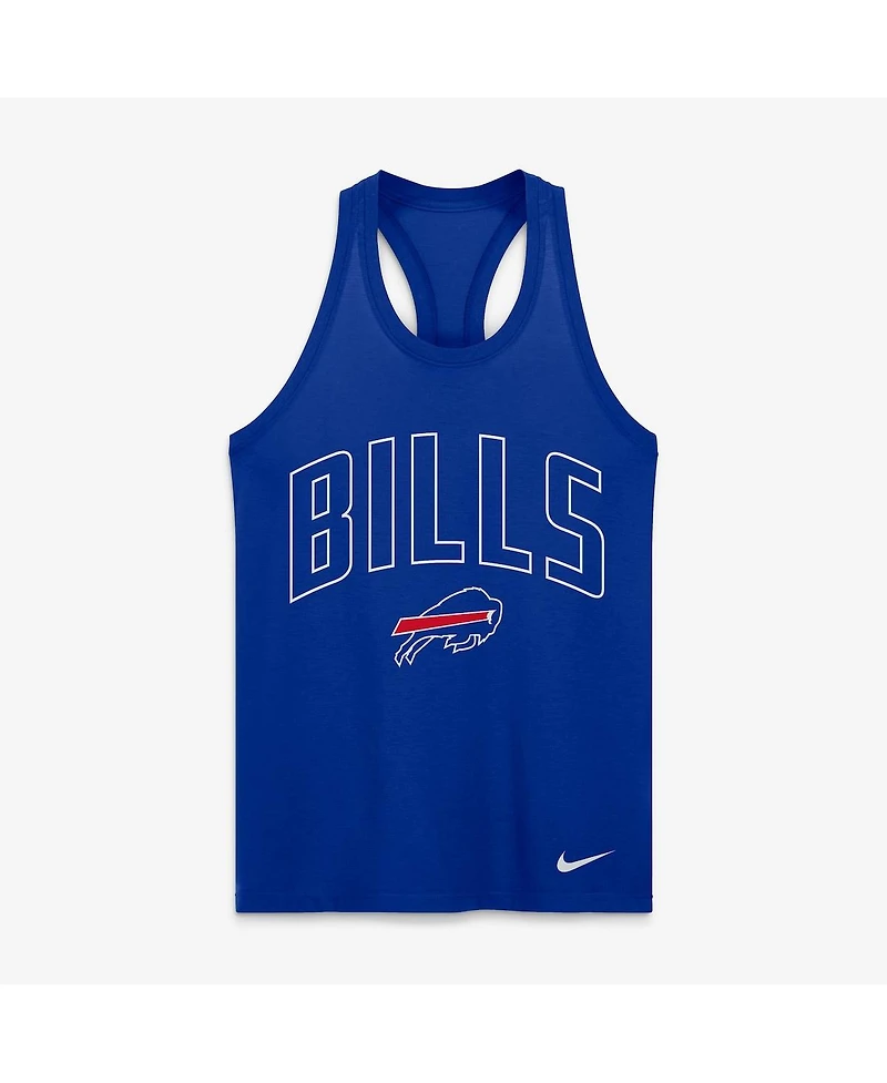 Nike Women's Royal Buffalo Bills Primetime Tri-Blend Dri-fit Tank Top