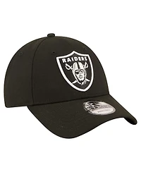 New Era Men's Black Las Vegas Raiders Core Team 9FORTY Adjustable Hat